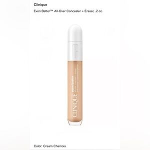 Clinique Even Better Concealer + Eraser - Cream Chamois (Women Makeup) Brand New